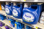 purex laundry detergents on store shelf