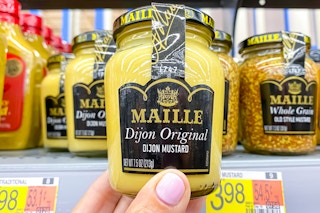 Maille Mustard Jar in condiment isle at Walmart