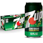 7UP Zero Sugar Soda 12-Pack