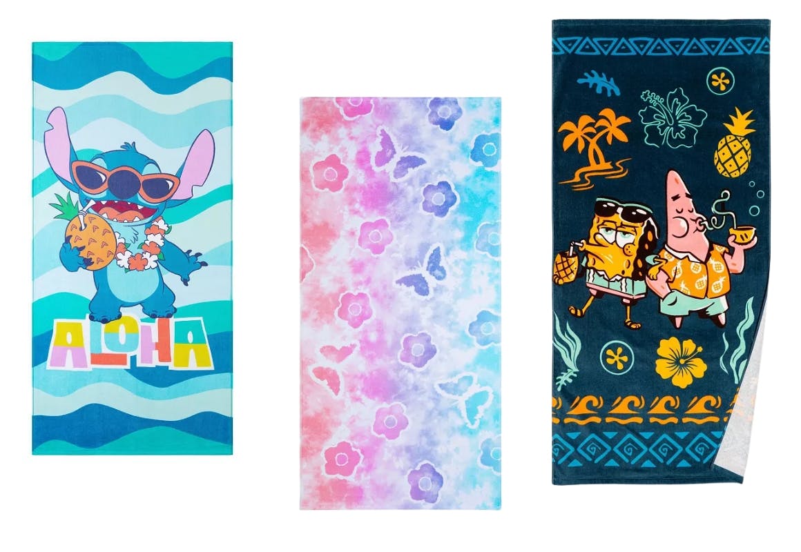 2 Kids' Beach Towels