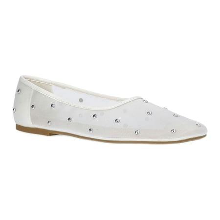 Scoop Women's Studded Mesh Flats