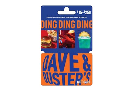 Dave and Busters $50 Gift Card