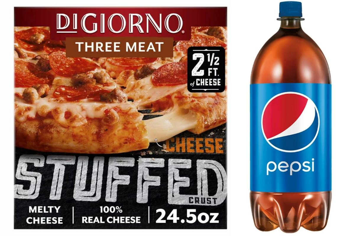 4 DiGiorno + 1 Pepsi Items