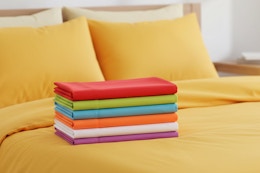 Zulily Premier Colorful Microfiber Sheet Set