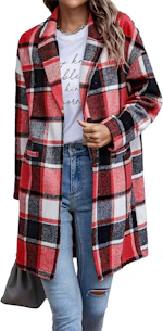 PRETTYGARDEN Women's Plaid Shacket