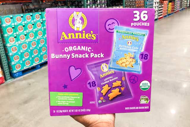 Annie's Organic Bunny Snacks 36-Count, Just $10 at Costco (Reg. $13.29) card image