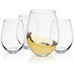 JoyJolt Spirits Stemless Wine Glasses