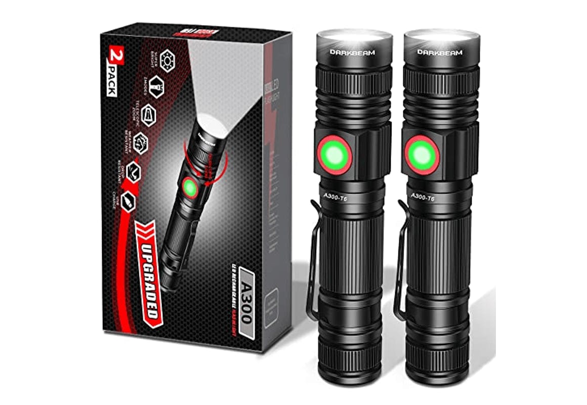 Rechargeable LED Flashlight Set