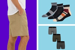 Wrangler shorts, socks & boxer briefs 