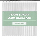 Shower Curtain Liner With Hooks