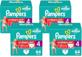 4 Pampers Diaper Boxes