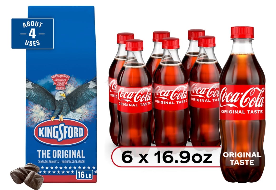 1 Kingsford + 1 Coca-Cola