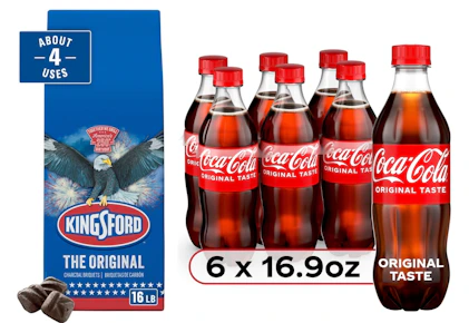 1 Kingsford + 1 Coca-Cola