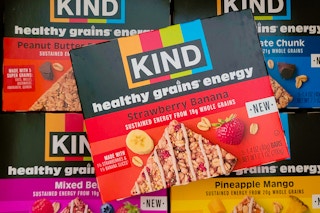 five boxes of kind bars