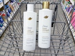 dove hair care products in walgreens cart