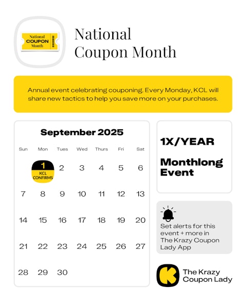 National Coupon Month 2025