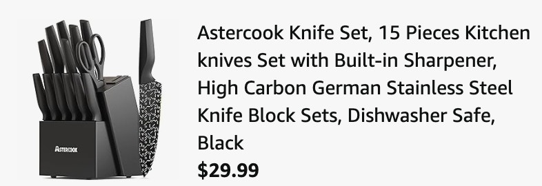 knife set-amazon