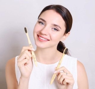 Biodegradable Eco-Friendly Bamboo Charcoal Toothbrushes