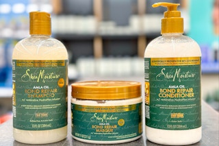 sheamoisture hair care products on shelf