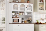 white pantry cabinet