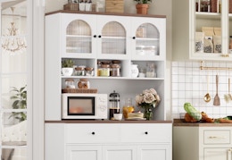 white pantry cabinet