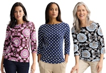 Croft & Barrow Women's Boatneck Top