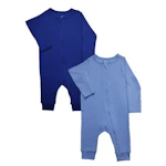 Footless Coverall Pajamas 2-Pack