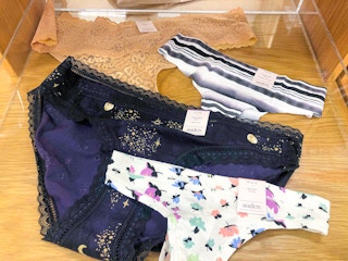 display of underwear at target