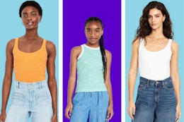 2-Day Old Navy Flash Sale: Tank Tops Are Just $3 for Both Women and Kids’ card image