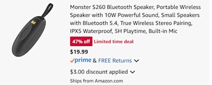 cart monster speaker