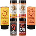 Kosmos BBQ Sauce, Wing Dust & Dry Rubs