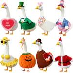 Holiday Porch Goose Outfits