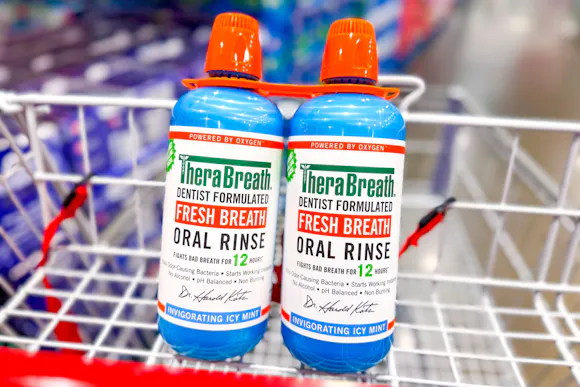 TheraBreath Icy Mint Mouthwash 2-Pack, as Low as $9.20 on Amazon 
