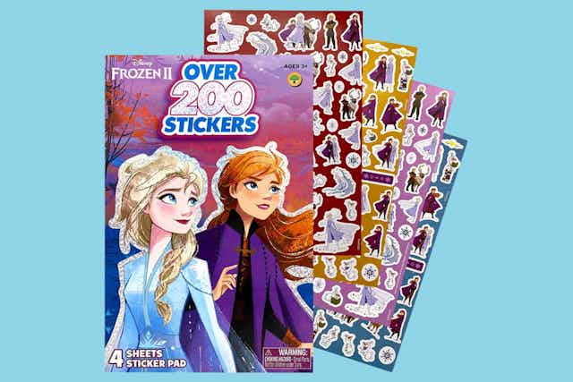Disney Frozen II Sticker Book, Just $3.95 on Amazon card image
