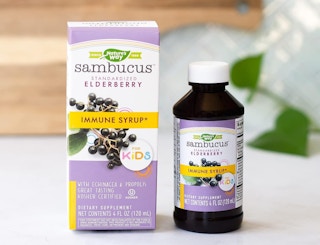 immune drops in a bottle on a table