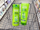 garnier fructis hair care items in walgreens cart