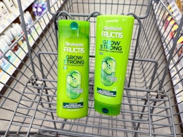 garnier fructis hair care items in walgreens cart