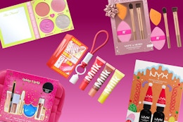 makeup on a gradient