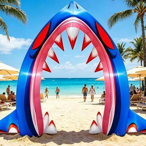 Halloween Inflatable Shark Arch