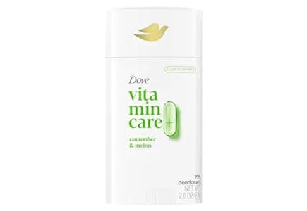 2 Dove VitaminCare+ Deodorants