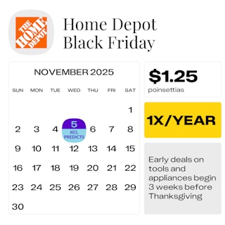 Home Depot Black Friday — November 2025