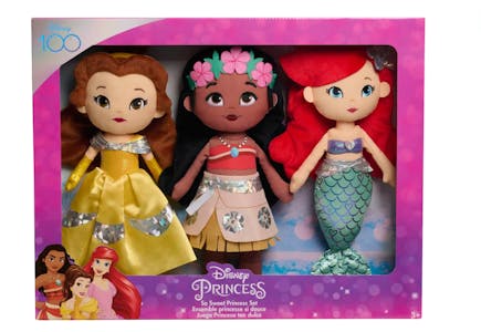 Disney Plush Doll Set