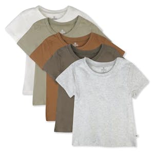 Kids' Short Sleeve T-Shirt 5-Pack