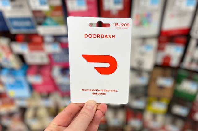Get $100 in DoorDash Gift Cards for $79.99 at Costco card image