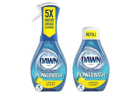 1 Dawn PowerWash Dish Spray + 1 Refill