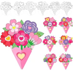 Valentines Day Flower Bouquet Craft