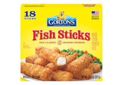 2 Gorton's Frozen Fish Sticks Boxes