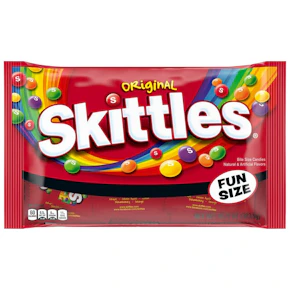 2 Skittles Fun-Size Candy Bags