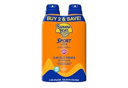 Banana Boat Sunscreen Spray 2-Pack