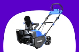 Stock photo of the Kobalt Push Corded Electric Snow Blower